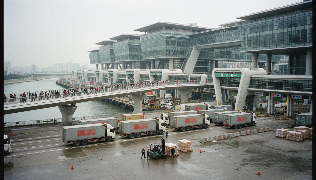 A New Gate Between Hong Kong and Mainland China Shifts Regional Connectivity
