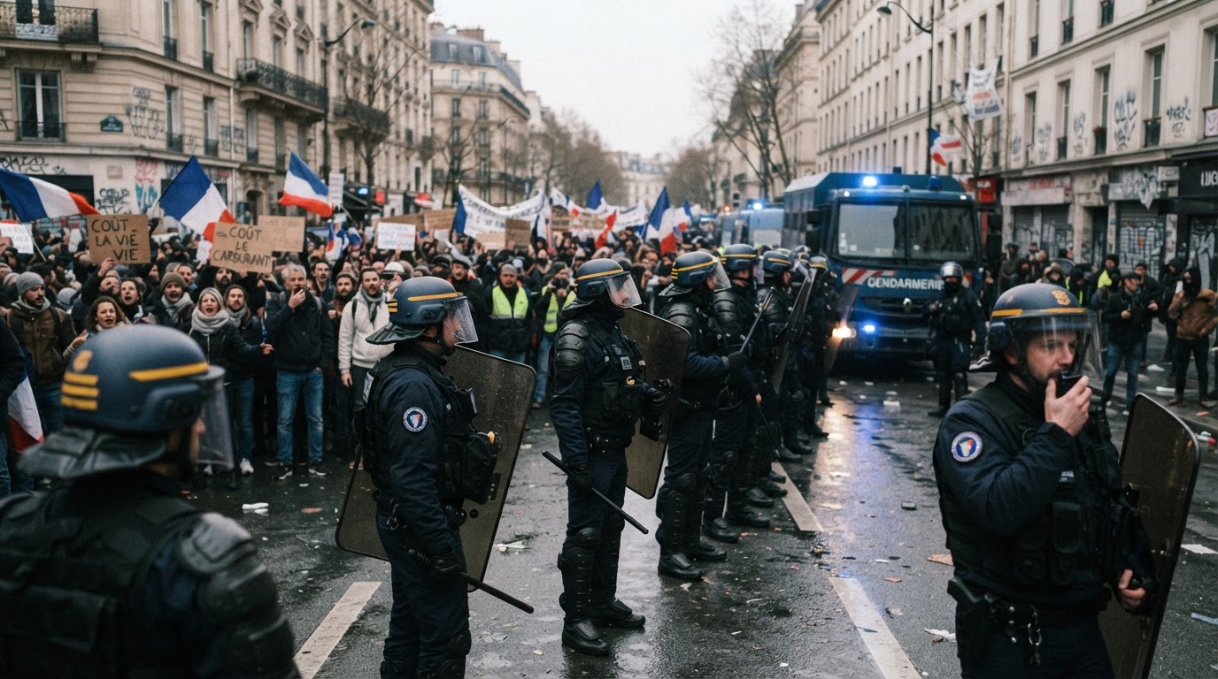 France Deploys Force to Cover the Cracks of Fuel and Living Costs