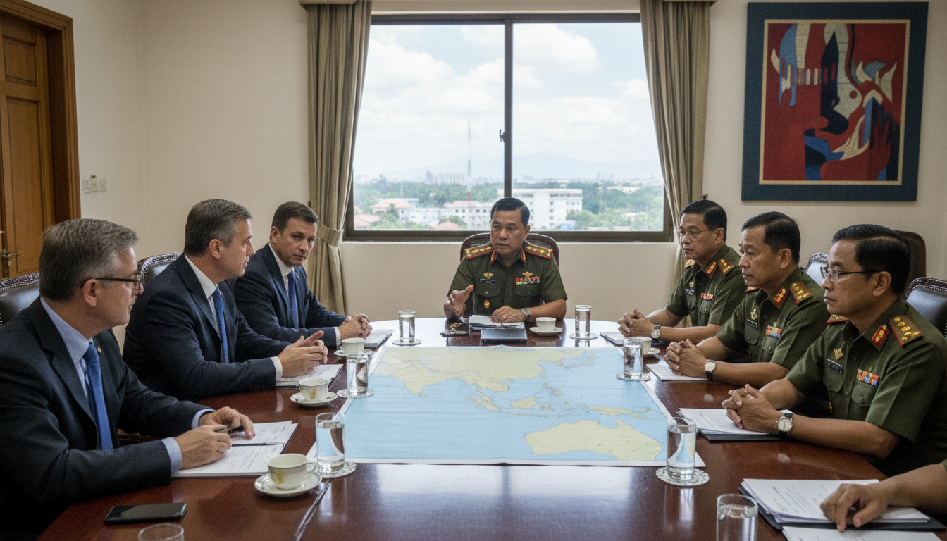 US Engagement with Myanmar's Generals Shifts Regional Stability