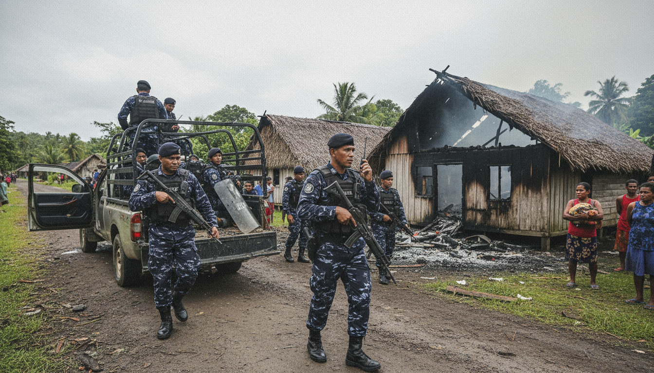 Police Reinforcements Follow East Makira Arson, Raising Regional Resource Questions