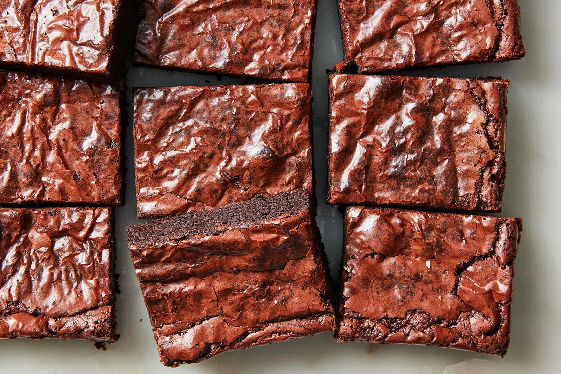 The Peculiar Certainty of a Shiny Brownie Top