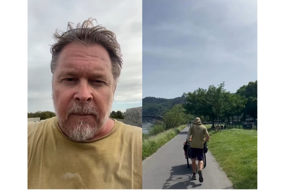 A round-the-world walk's end, and a nation's shifting focus