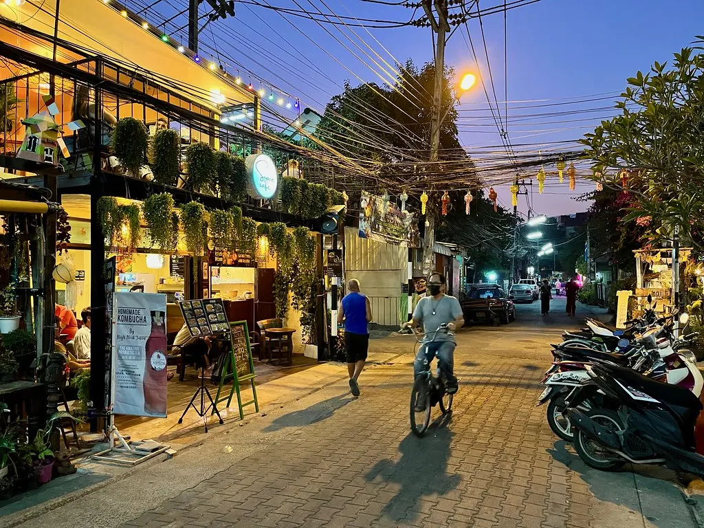 Chiang Mai Old City at night