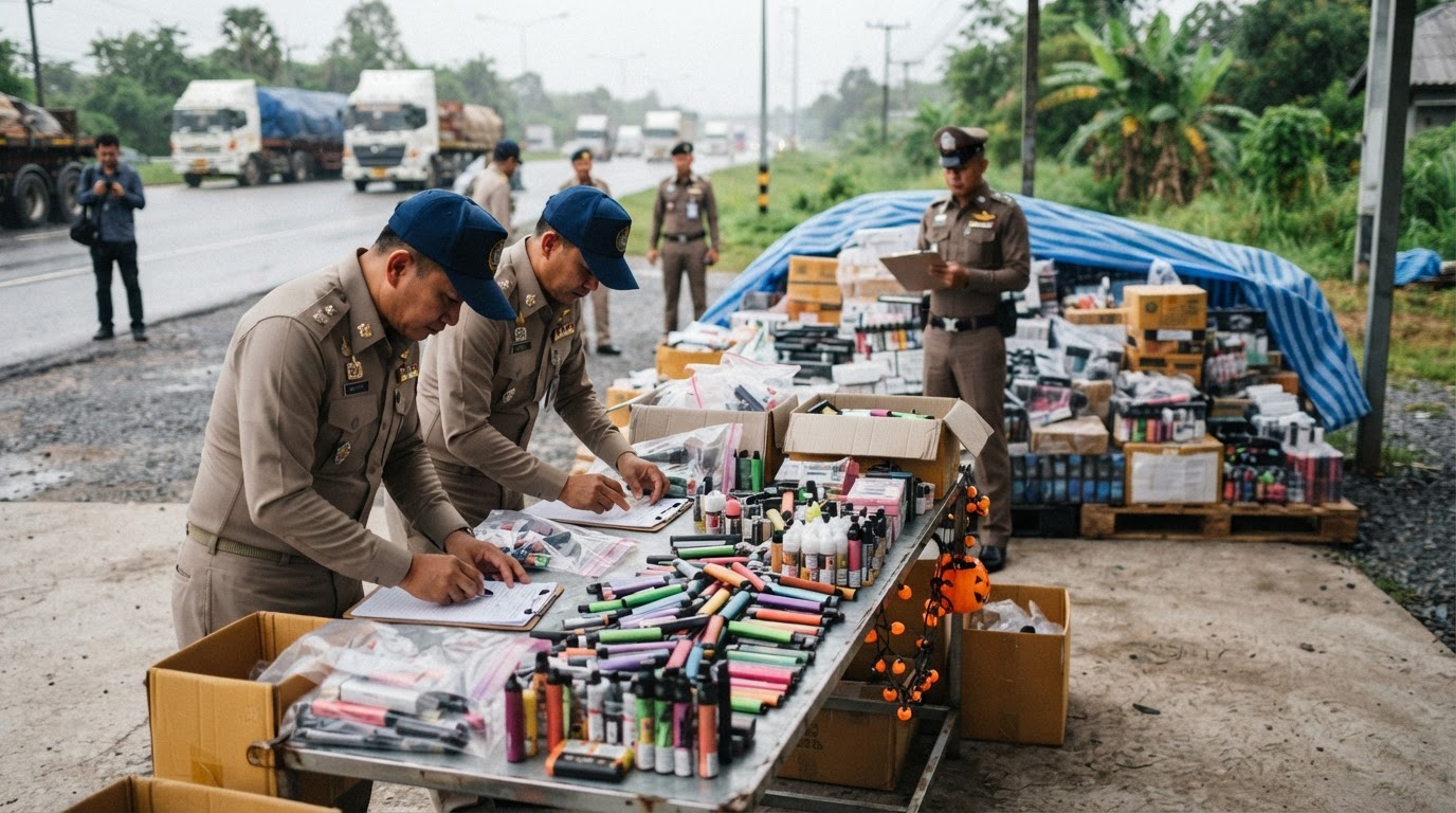 Why Border Seizures in Isan Fail to Solve Thailand's Illicit Vape Trade