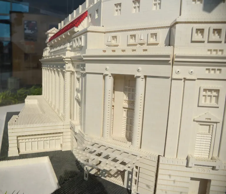 Lego Singapore hotel closeup
