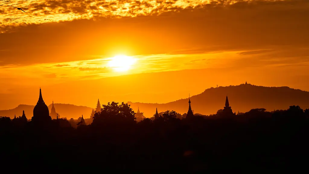 Burmese Golden Sunset