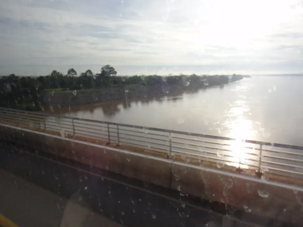 Bangkok to Vientiane Bus 17 Thailand Laos Friendship Bridge