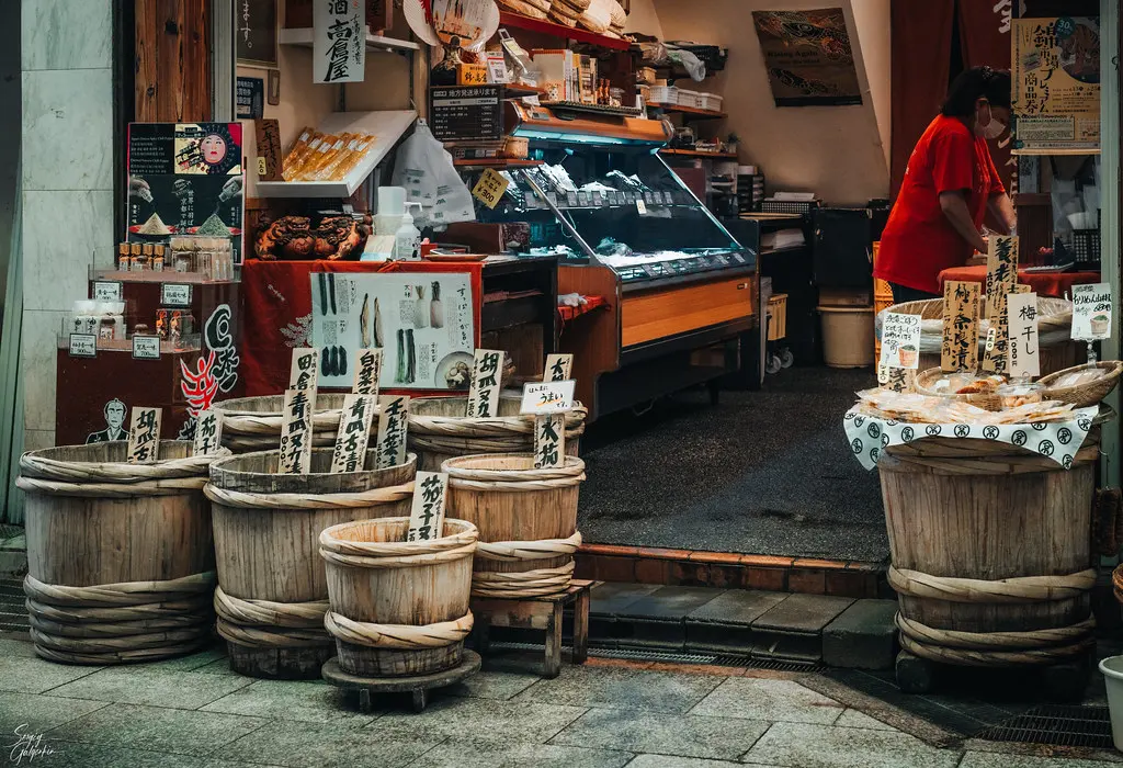 Food market in Kyoto