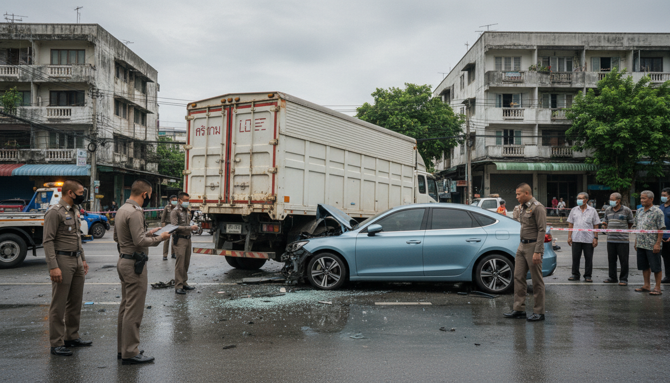 Elderly Driver, EV Crash Spotlight Daily Risks in Thailand