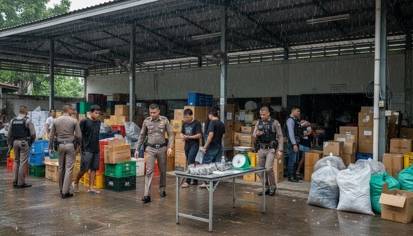 Pattaya Drug Arrest Exposes Enduring Trafficking Structures