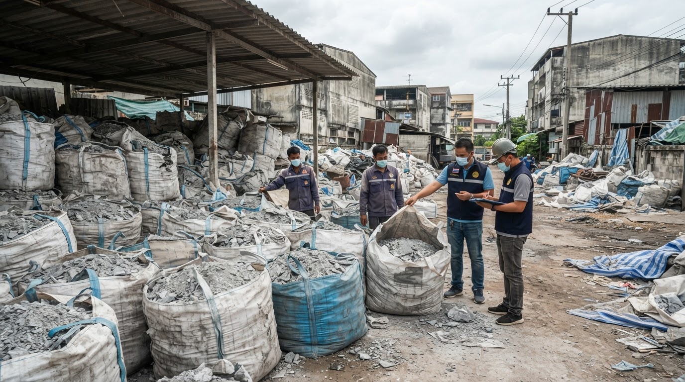 What Stored Industrial Waste Reveals About Community Risk in Samut Sakhon