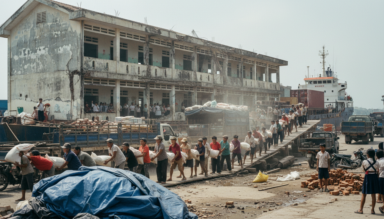 A blast, a school, and the cost of arrival in Southeast Asia