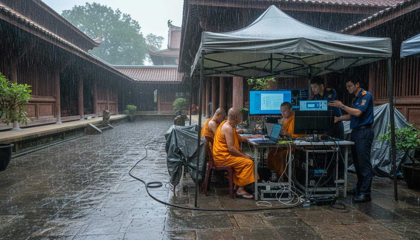 Digital Echoes in Sacred Spaces: When Faith Encounters the Cloud