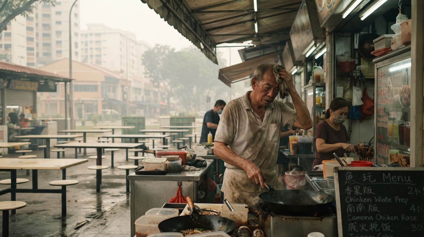 Haze in Western Singapore Exposes the Fragile Arithmetic of Open-Air Commerce