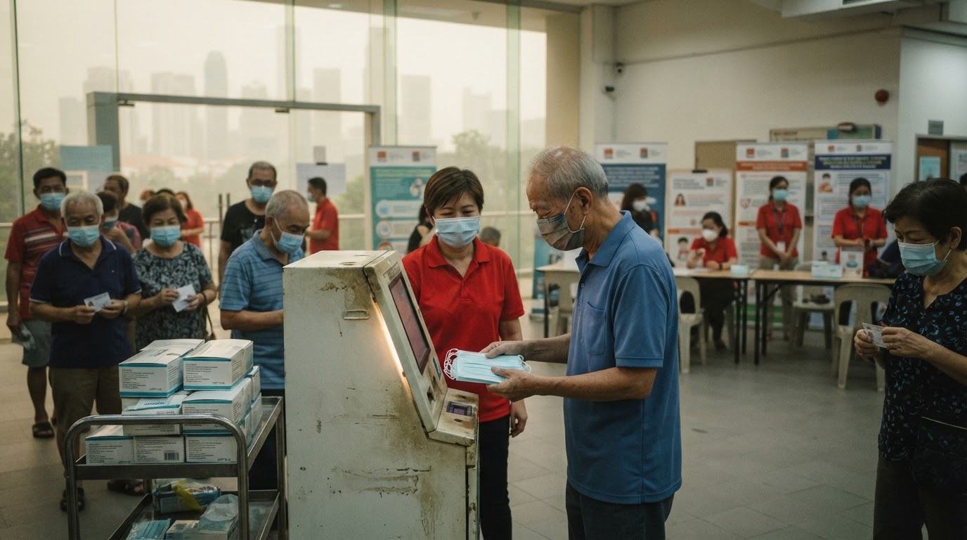 Singapore Brings Forward Mask Distribution as Atmospheric Pressures Mount
