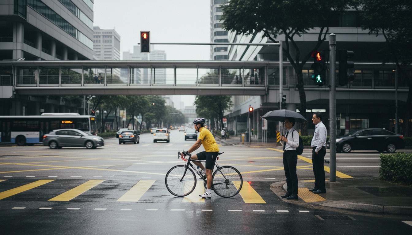 Singapore Court Ruling Clarifies Cyclist Responsibility at Crossings