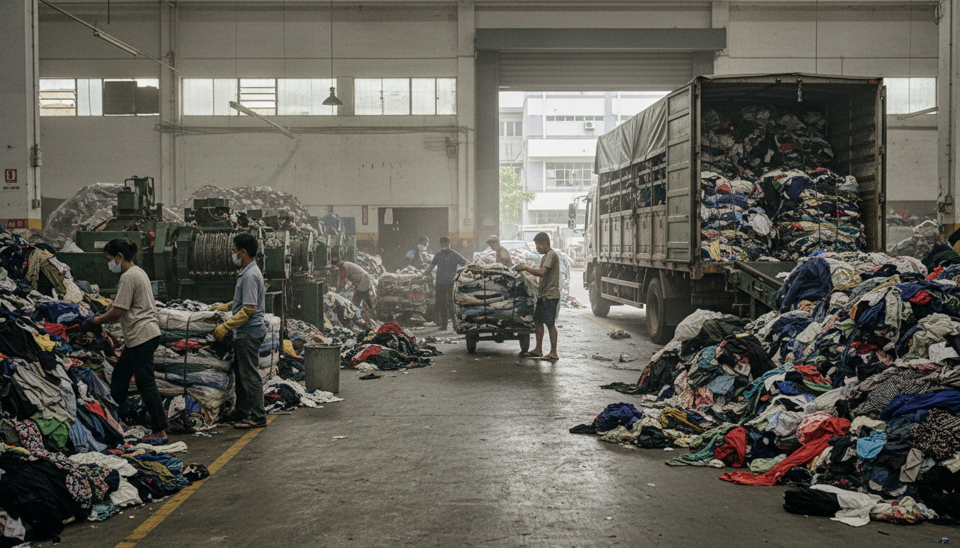 The Silent Journey of Singapore's Discarded Textiles