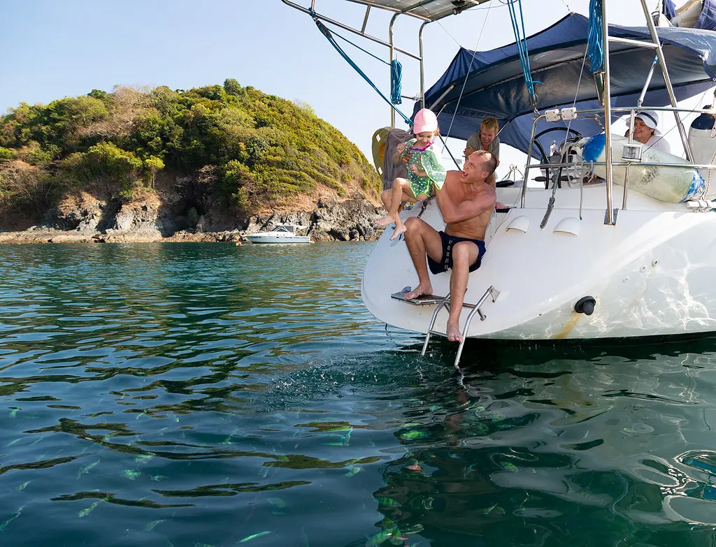 Andrey, Diana, Varvara and Valentina. Phuket Yacht - Maiton and Coral island, 07-Mar-2019